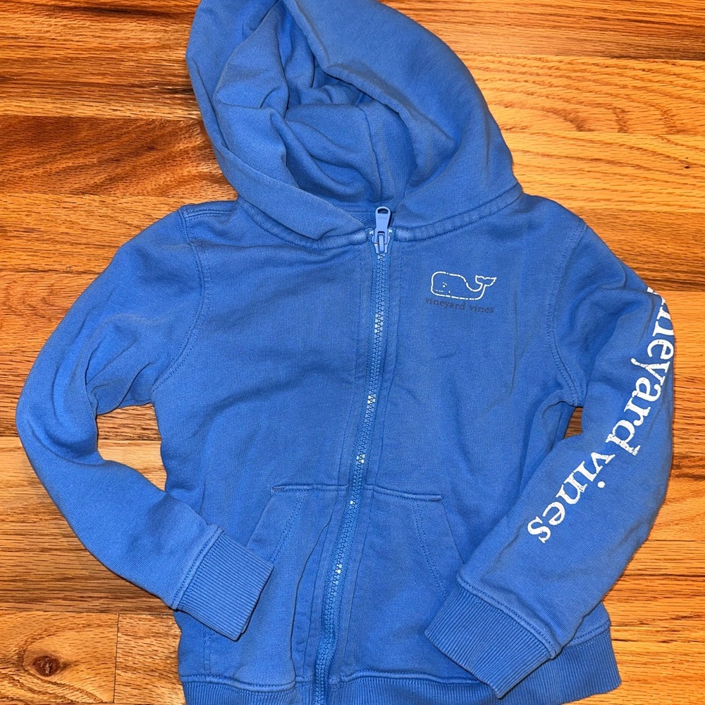 Vineyard Vines Kids Hoodie in Vibrant Blue